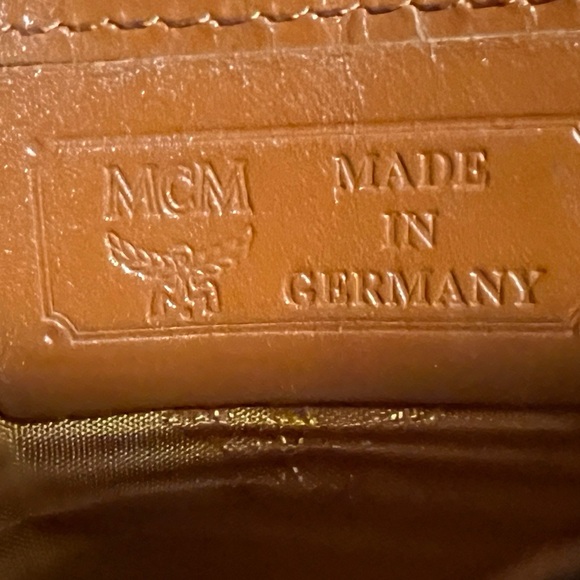 MCM Cognac Visetos Bifold Wallet - Picture 4 of 9